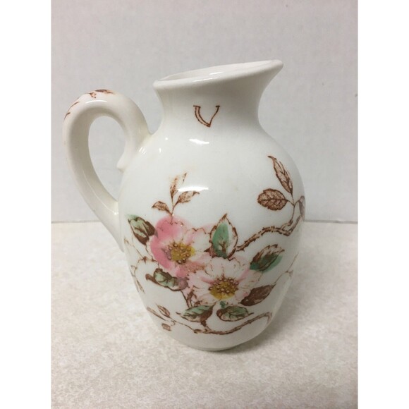 Vintage Nasco Springtime Ceramic Oil & Vinegar Cruet Set - Picture 5 of 6